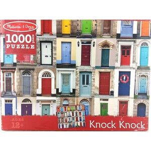 Knock Knock 1000 Piece Jigsaw Puzzle Doorways Front Doors Melissa & Doug